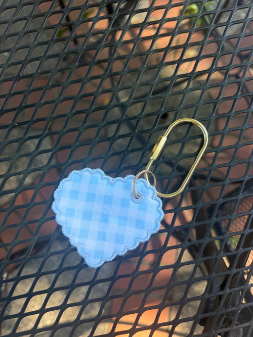 ‘just a girl’ key chain